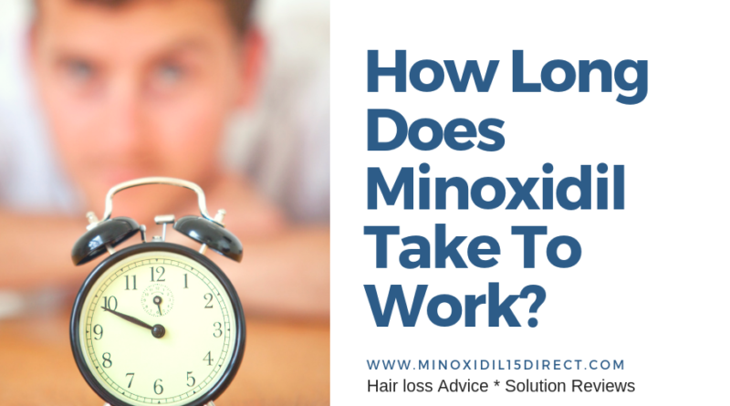 how much time does it take for minoxidil to work